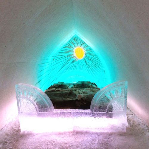voyage sejour reveillon 2026 2027 nouvel an ice hotel de glace laponie finlande