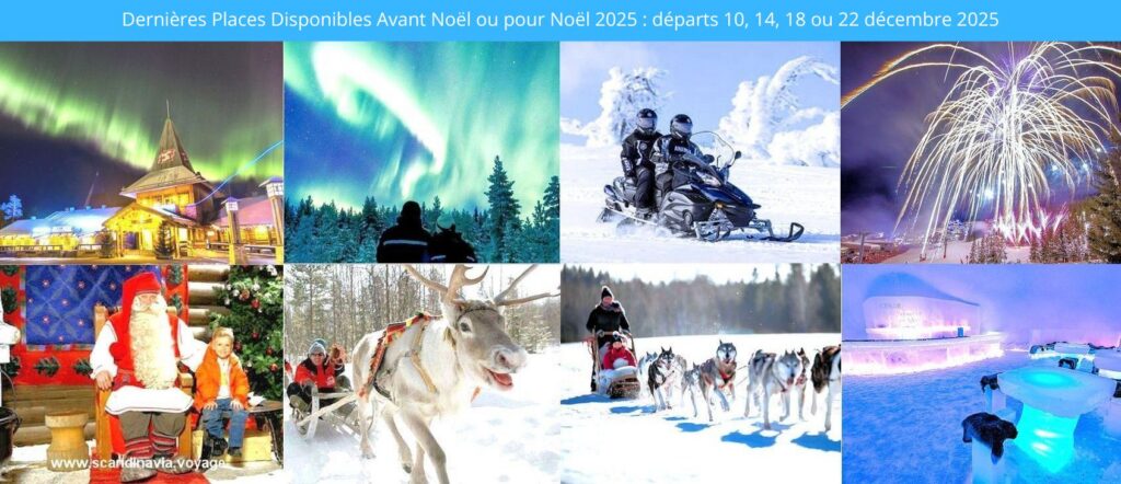 Voyage Laponie tout compris 2025 2026 Finlande Suède chalet prive hotel muti-activites